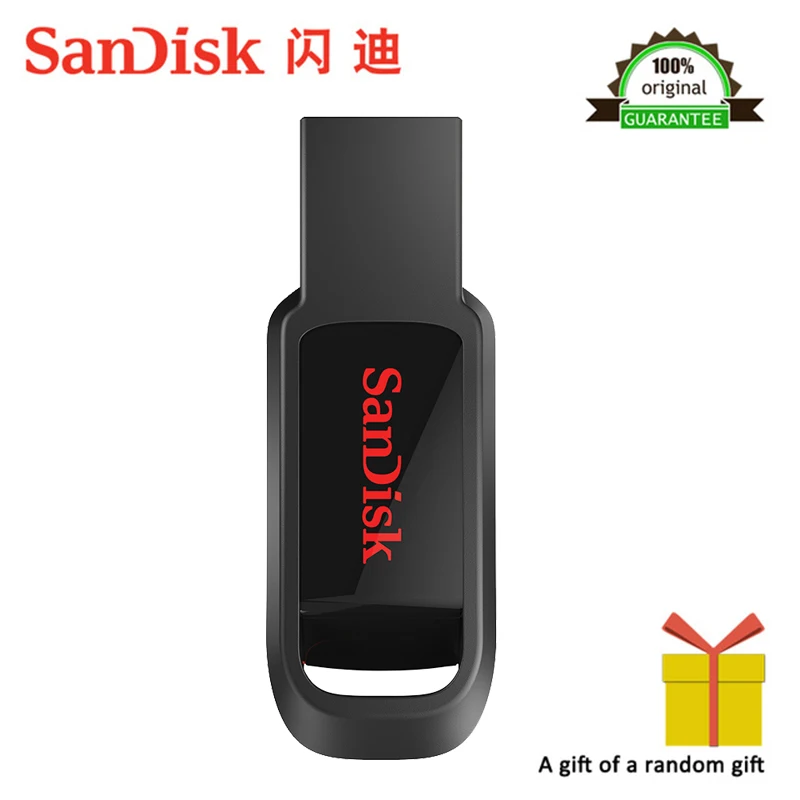 SanDisk CZ61 USB флеш-накопитель 128 Гб Высокая скорость USB 2,0 Мини-накопитель Micro USB флеш-накопитель карта памяти Micro SD