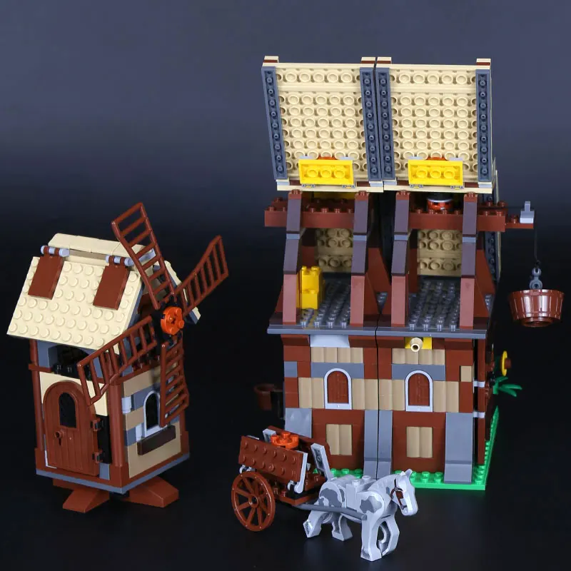 

Lepin 16049 The Mill Village Raid Set Genuine Creative Series 7189 Toys Model Building Blocks Bricks Educational Kids DIY Gifts
