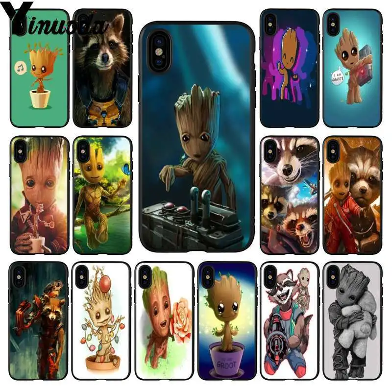 Yinuoda стражи для Galaxy Marvel красочные милые аксессуары телефонов Чехол iPhone X XS MAX 6 6s 7
