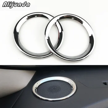 

ABS Chrome Car High Position speaker Sound Decoration Ring for KIA K3 per set Car Styling Accessories for 2 pieces