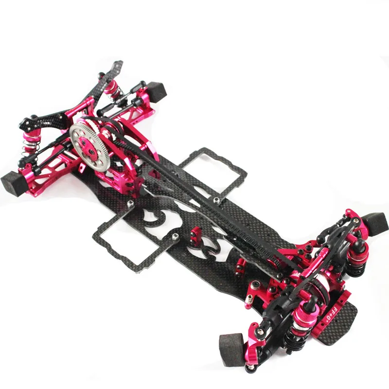 US $147.80 110 Alloy And Carbon SAKURA D4 AWD EP Drift Racing Car Body Frame Kit KITD4AWD