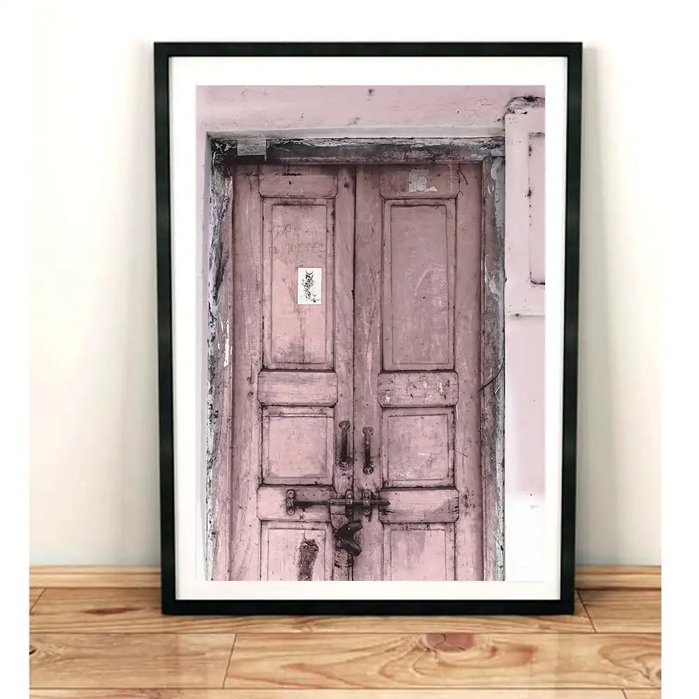 Cuadros Decoracion Salon Abstract Pink Door Posters And