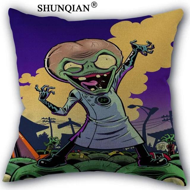 Buy Custom Pillow Cover plants vs zombies Home textile