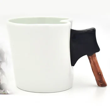 

Creative Funny Ceramic Morning Mug Ax Style Prank Ceramic Mugs for Tea Milk Beverage Good for Unique Gift SH199