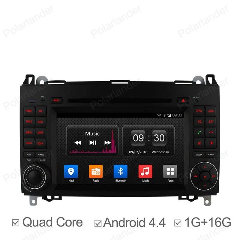 Top Android4.4 Car DVD Support DTV BT 3G WiFi GPS DAB+ TPMStouch screen Quad Core radio For Benz B200 W169 A160 Viano Vito 25