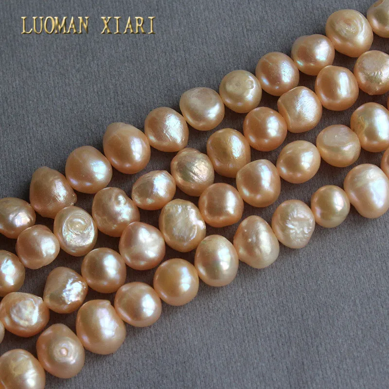 

LUOMAN XIARI Fine AA Irregular Natural Pearl Beads For Jewelry Making DIY Bracelet Necklace Material 8-9mm Strand 14''