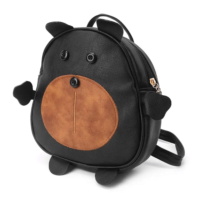 

2018 Kids Cartoon Bear Backpack PU Leather School Bag for Boys Girls Lovely Rucksack Mini Schoolbags for Toddler Preschool Kids