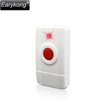 Hot Selling Panic SOS Button, 433MHz One Key Alarm Wireless Alarm For Home Burglar Alarm System,
