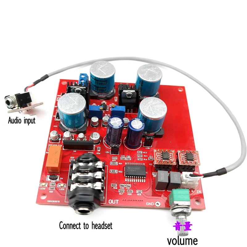 TPA6120A2 Hi-Fi усилитель для наушников Fever аудио усилитель для наушников OP275 предусилитель OP Amp с регулятором громкости