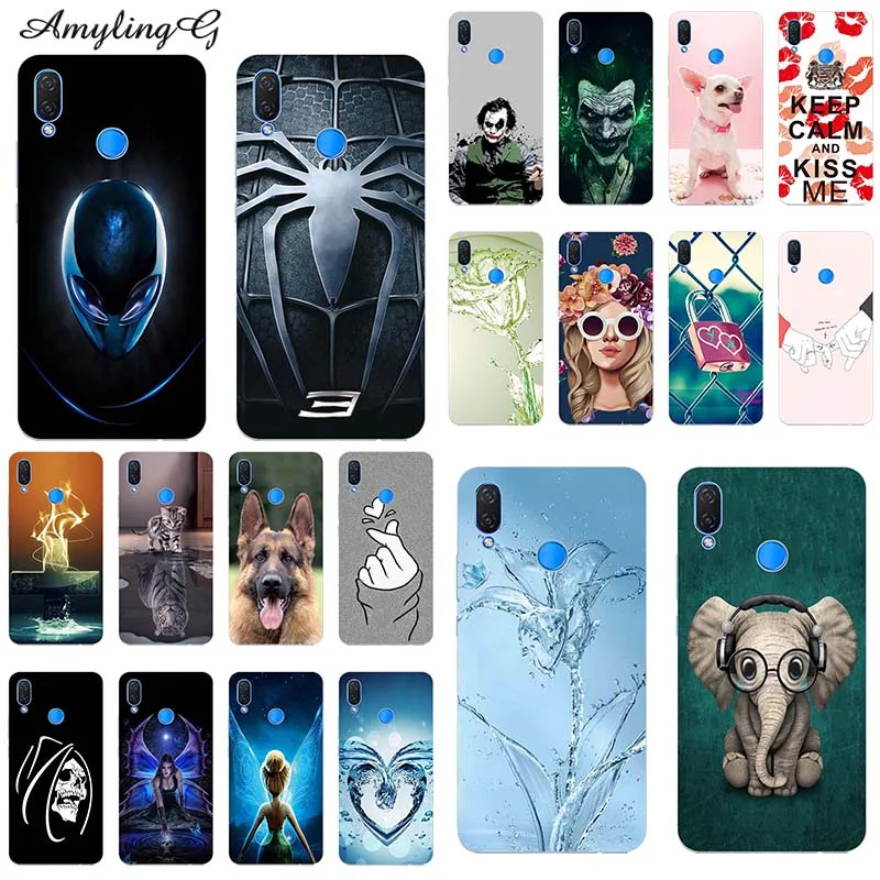 

Soft Case For Tecno Camon 11 Pro Camon11 6.2" Case Print Silicon TPU Back Cover Fashion Cartoon Rose Patterned Shell Fundas Para