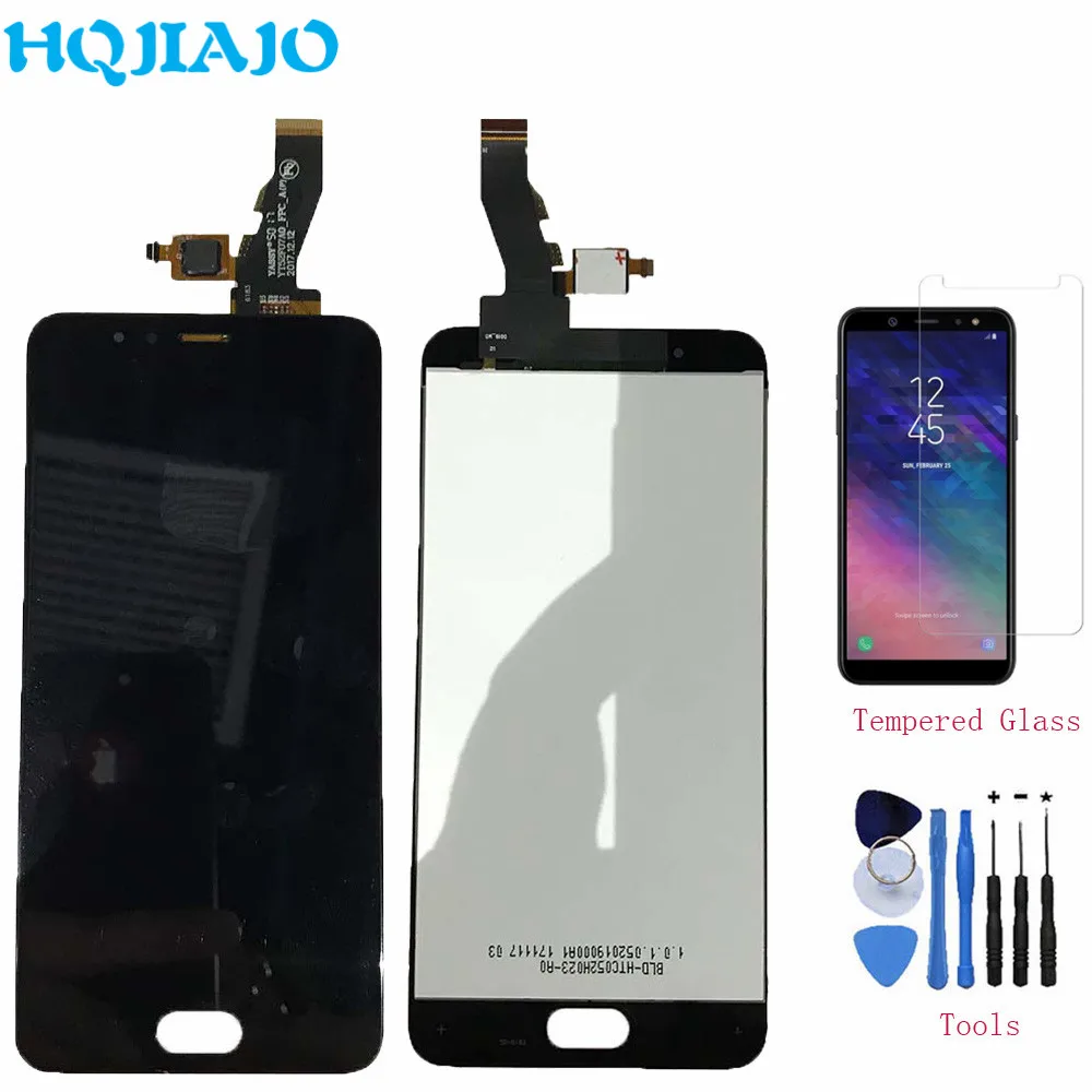 

LCD Display Screen For Meizu M5s Touch Screen Digitizer + LCD Display Frame Repair For Meizu M5s Meilan 5S M612H Assembly 5.2