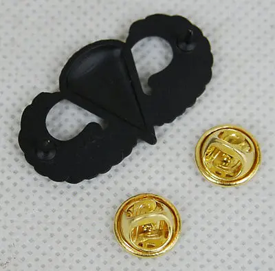 US Army Parachutist Metal Badge Basic Jump Wings Black insignia-US015