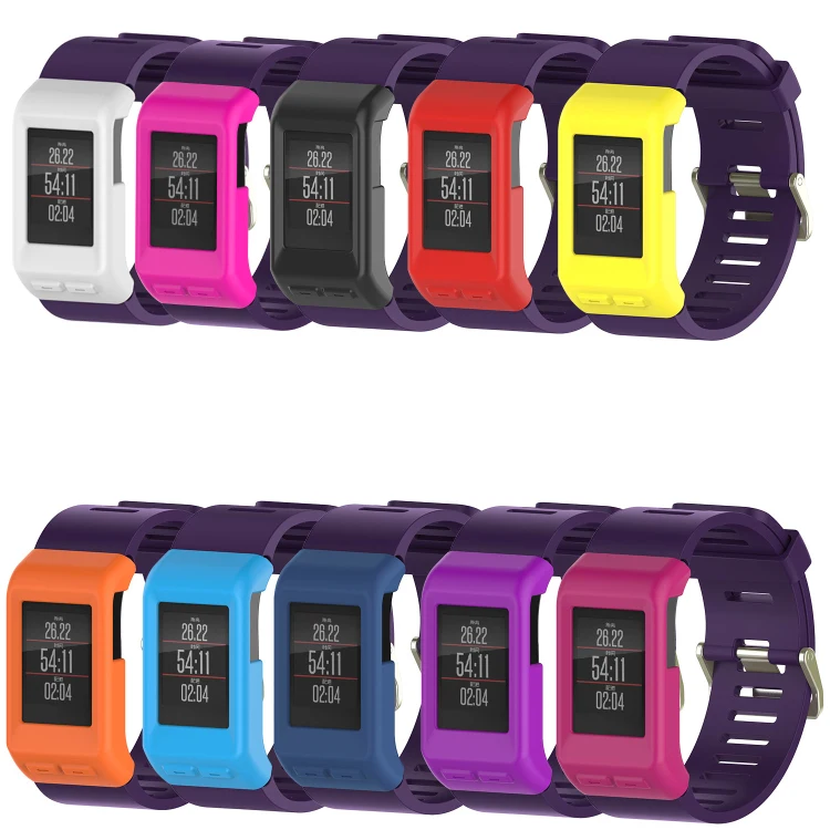 

Sports Silicone Bracelet Strap Band Case Cover For Garmin vivoactive HR, Watchband Replacement