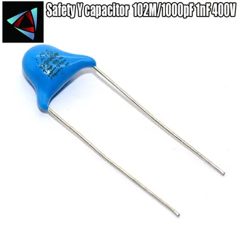 

20PCS 102M/1000pF 1nF 400V Safety Y capacitor