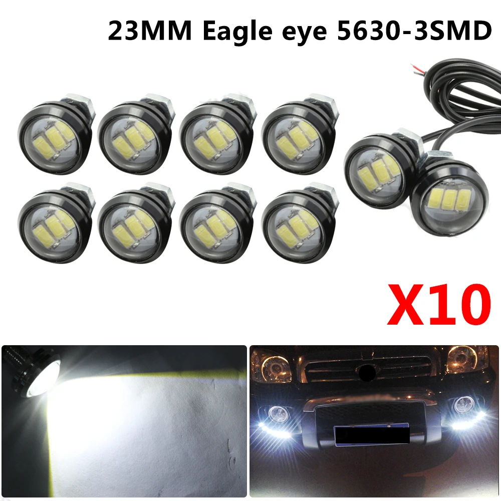 Aliexpress Com Buy 10pcs 23mm Eagle Eye 5630 3 Smd Led Drl 12v 3w Daytime Running Lights