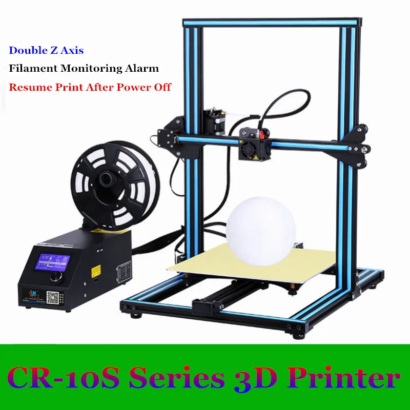 

Creality 3D CR-10/CR-10S 3D Printer With Aluminum Heated Bed High-Precisio Free Testing Filament+Free Tool Set Free Shipping