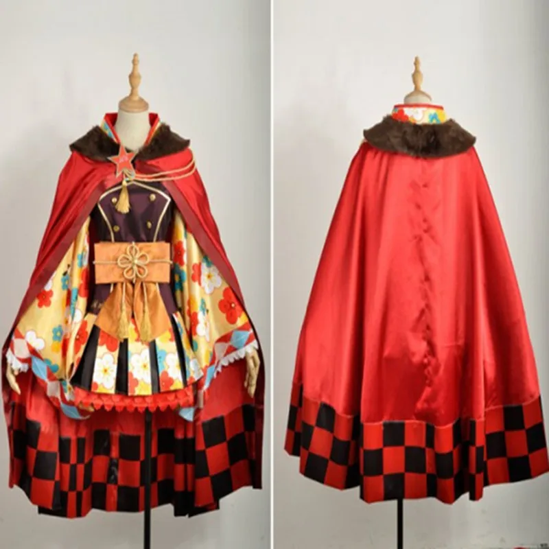 Отлично! Красивое кимоно Taisho пробуждение Рина хошидора костюм для косплея платье