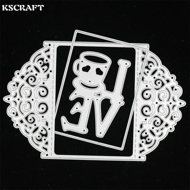  Invitation Card Metal Cutting Dies Stencils for DIY Scrapbooking Stamp/photo album Decorative Embos - 32857734190