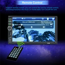 Geartronics 2017 Dinar 2 7 ”pulgadas LCD de pantalla Táctil de coches radio reproductor de Menú de varios Idiomas BLUETOOTH manos libres No vinieron de visión trasera