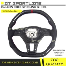 Углеродное волокно руль для A200 C200 E200 GLE300 CLA180 CLA200 C180 W205 W292 W117 W213 для Mercedes новая модель