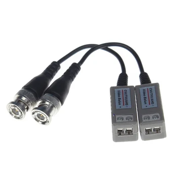

High Definition Video Balun Passive 720P AHD/HDCVI/HDTVI BNC to UTP Cat56 Transceivers Adapter Transmitter CCTV Accessory