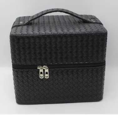 Practical make up box Colorful hand held portable makeup box