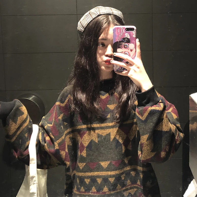 

Mihoshop Ulzzang Korean Korea Women Fashion Clothing Spring Harajuku Vintage Cool Thick Hoodies