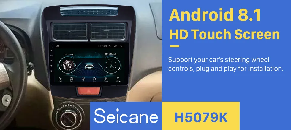 Sale Seicane 2din Android 8.1 Car Radio Multimedia Video Player Navigation GPS For Toyota Avanza 2010 2011 2012 2013 2014 2015 2016 0