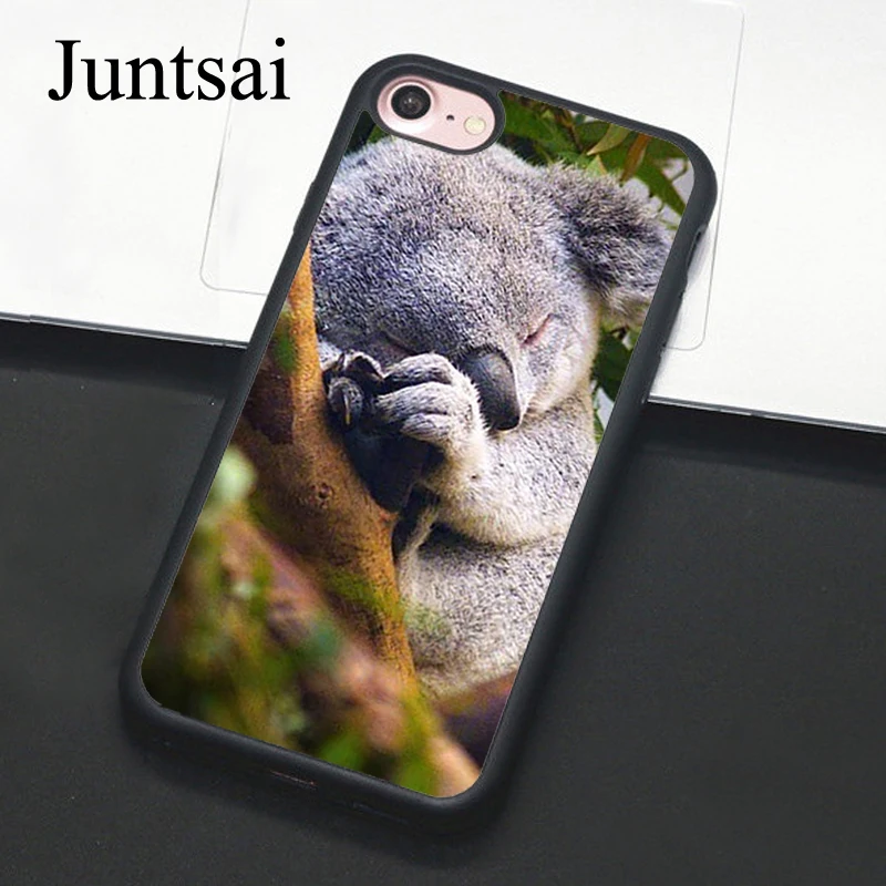 Juntsai Cute Koala Bears Cases for iphone 5 5s SE 6 6s 7 8