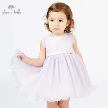 Dave bella/платья принцессы для девочек; детская одежда для дня рождения; красивая одежда; свадебные костюмы; детское изысканное платье; DB7463