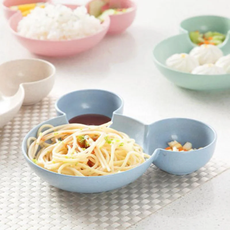 Cartoon Wheat Straw Baby Feeding Bowl Tableware Wheat Plate for Kids Children Infant Dish Training Dinnerware Cute Dishes Tray Cartoon Wheat Straw Baby Feeding Bowl Tableware Wheat Plate for Kids Children Infant Dish Training Dinnerware Cute Dishes Tray