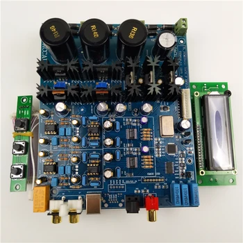 

Dual PCM1794 HIFI audio decoder AK4118 Digital reception MCU display control panel finished board