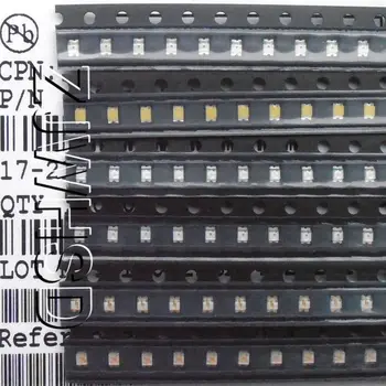 

150pcs 6value 0805 SMD LEDs Kit White Purple Orange Blue Green Red Super Bright Free Shipping