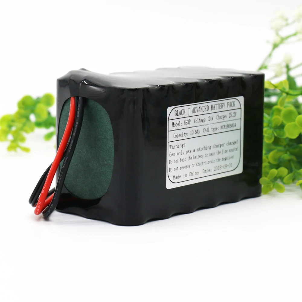 

KLUOSI 24V Battery 6S3P 25.2V 10.5Ah NCR18650GA Li-Ion Battery Pack with 20A Balanced BMS for Electric Motor Bicycle Scooter