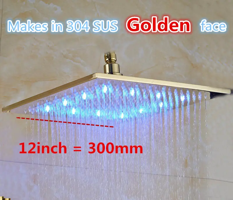 Rinfall golden shower head