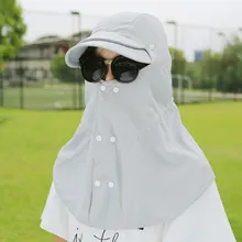 Летнее солнце-затенение шляпа солнцезащитный крем УФ Женский защита шеи кепка мужская открытый складной солнце шляпа