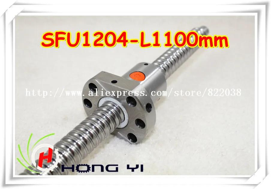 

1pcs SFU1204 - L1100mm Ball screw + 1pcs Ballscrew Ballnut and BK/BF10 standard processing