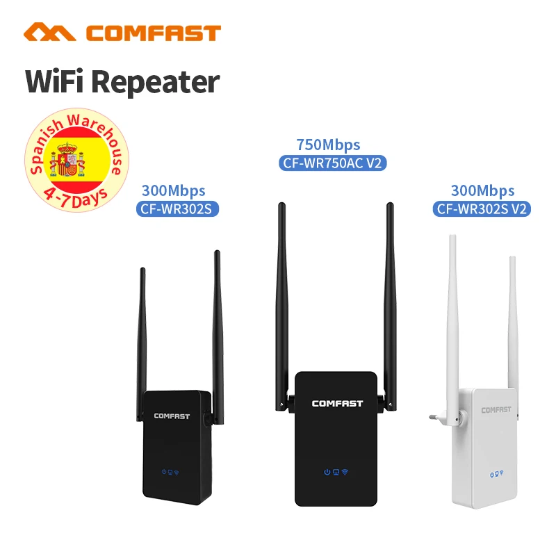 

Wireless WIFI Repeater 300-750Mbps Wifi Extender 2.4G Wi Fi Amplifier Wi-Fi Reapeter 802.11ac Access Point Wifi Signal Booster
