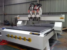 three head cnc router simple ATC cnc machine