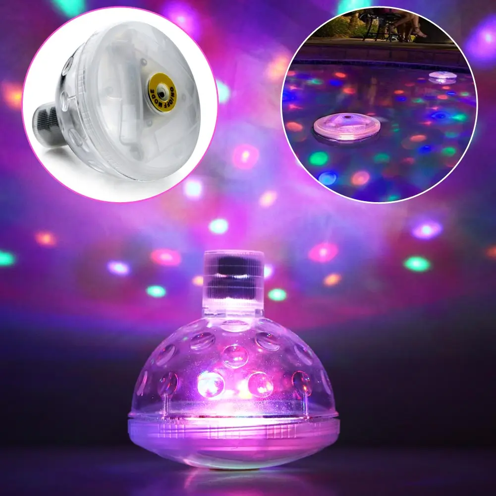 Waterproof 4 LED Underwater Glow Light Swimming Fish Pond Pool Spa Tub