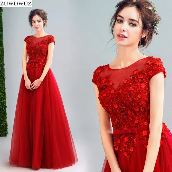 vestidos sociais vermelho