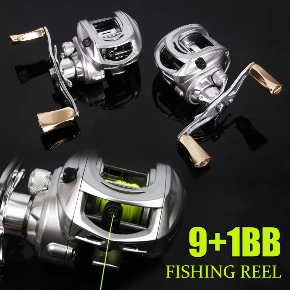 

Spinning Fishing Reel 9BB + 1 Bearing Balls Metal Coil Spinning Reel Boat Rock Fishing Wheel