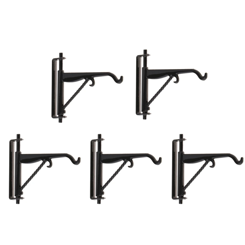 

5Pcs 1/12 Dollhouse Miniature Metal Rack Wall Shelf Room Accessory Decoration