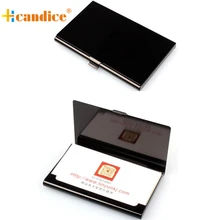 New Qualified New Fashion Creative Aluminum Holder Metal Box Cover Credit Business Card Wallet drop ship