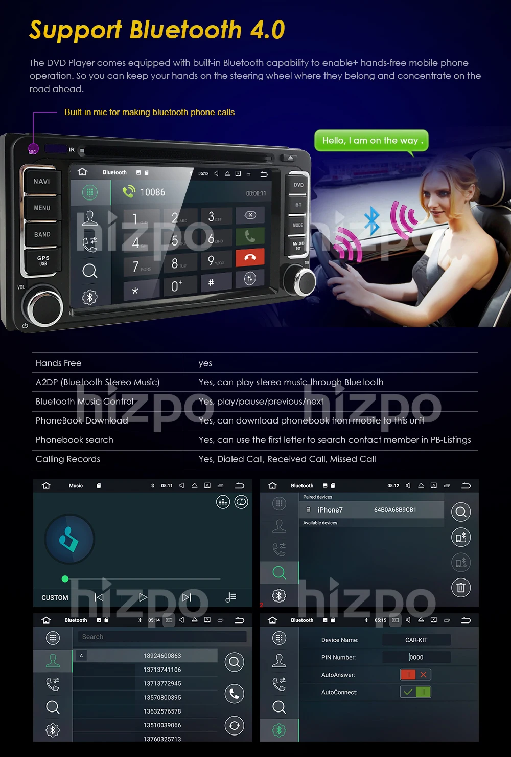 Excellent Android8.0 Octa 8 Core 4G RAM 32G ROM car dvd player for Toyota Hilux VIOS Old Camry Prado RAV4 Prado 2003-2008 4G LTE Network 7