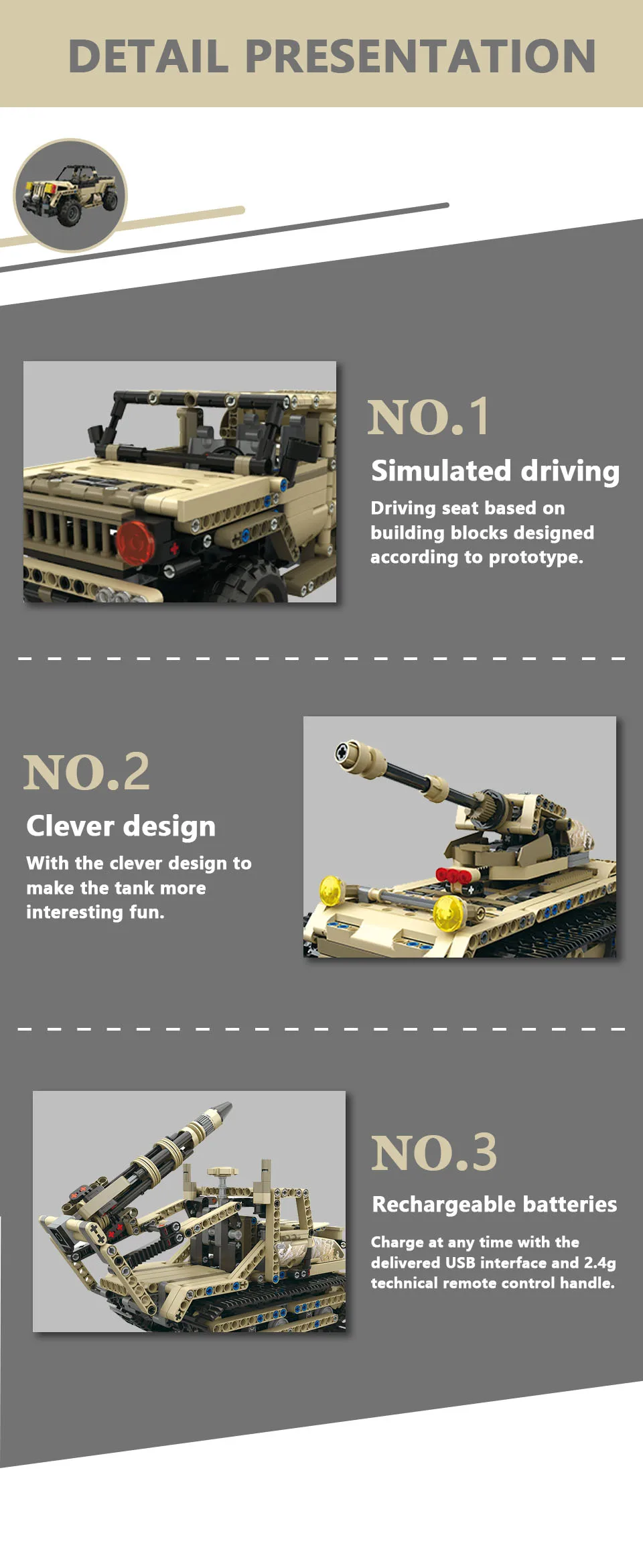 3 Brick Toys For Children Compatible with Legoed