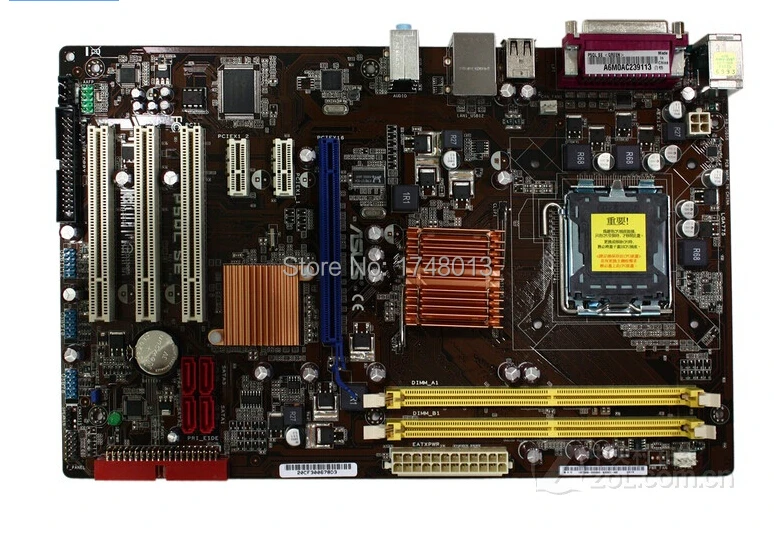 Free shipping original motherboard P5QL SE DDR2 LGA 775 Support dual-core quad-core Desktop motherborad 100% new desktop motherboard 945gc f fully integrated network support core celeron 775 pin motherboard ddr2 free shipping
