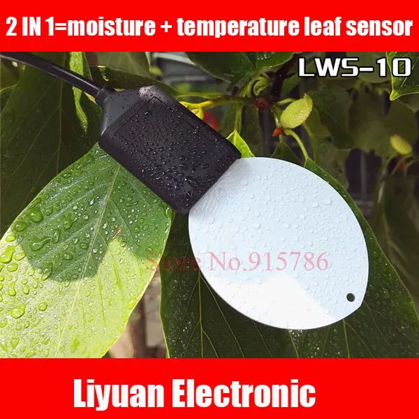 

2 IN 1 leaf temperature and humidity sensor / moisture + temperature leaf sensor /RS485 output leaf surface Transmitter