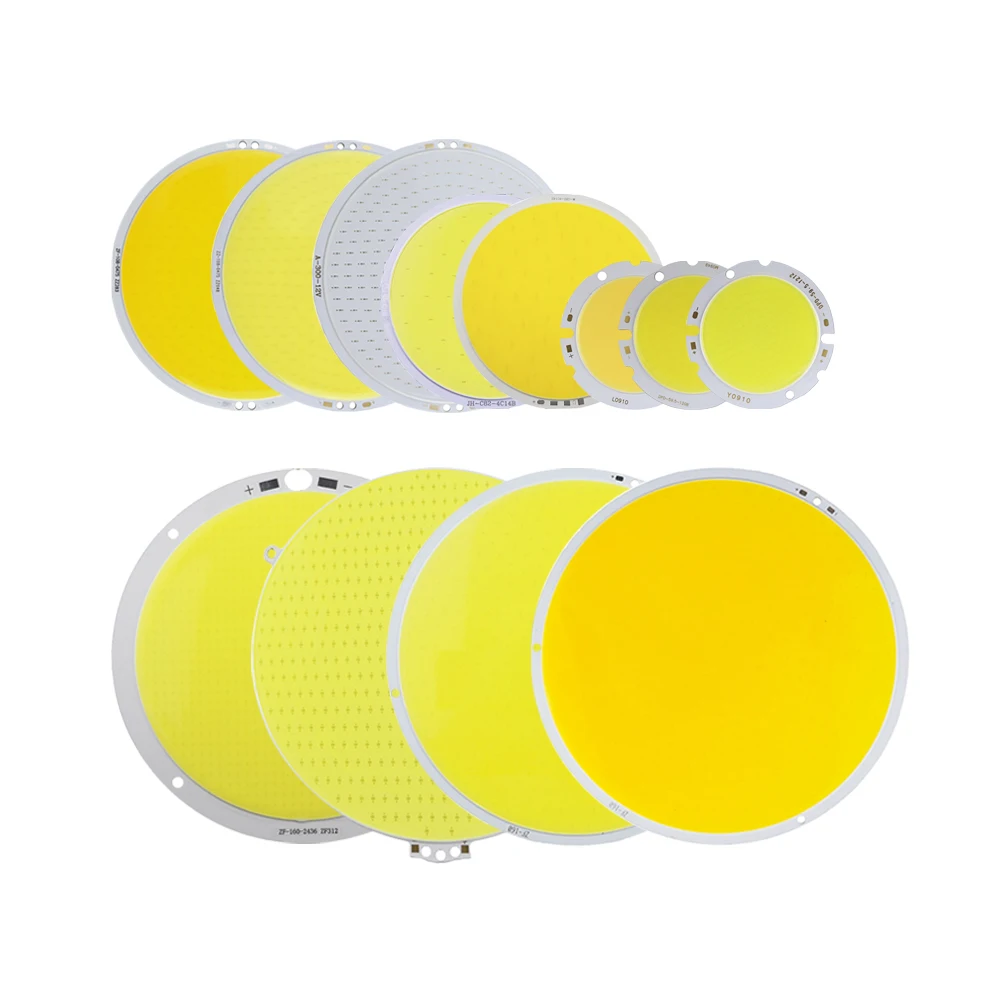 

High Power Led Chip 5W 30W 50W 200W 300W Round COB Led Diode 12V 14V 36V 72V Light Source for DIY Car Lamp Bulb Floodlight JQ