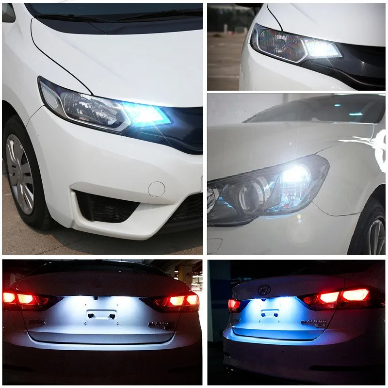 10светодиодный LED Canbus T10 W5W 3014 24SMD Автомобильная внутренняя светодиодный ная лампа
